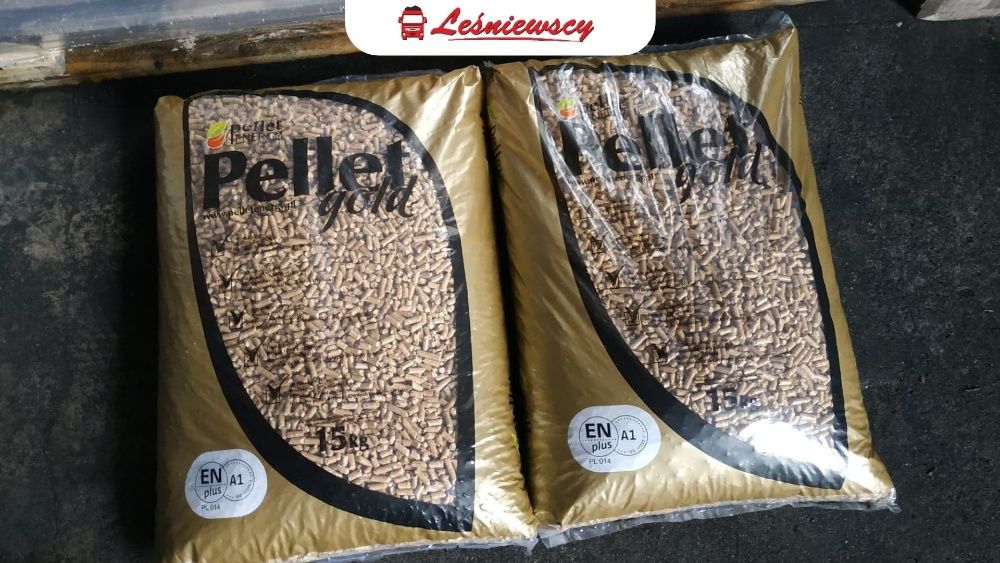 Pellet GOLD iglasty energy certyfikowany A1 DINplus  paleta 975kg Pleszew