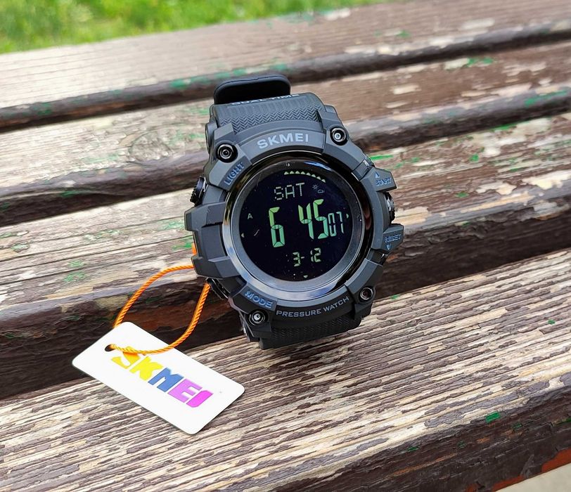 Ремінець чорний Skmei 1358 Thermometer Compass крокомір барометр НОВИЙ