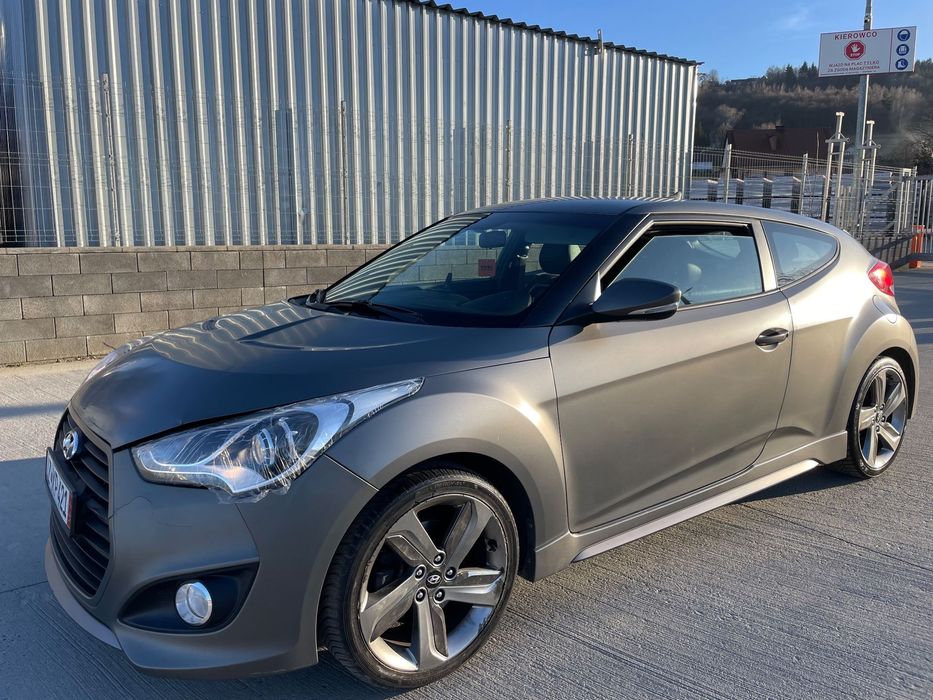Hyundai Veloster 2015 lift 1.6 turbo 186 koni / skóra / super wersja   cupra fr r line