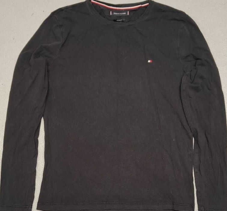 Wr) TOMMY HILFIGER oryginalna koszulka długi rękaw Roz.L