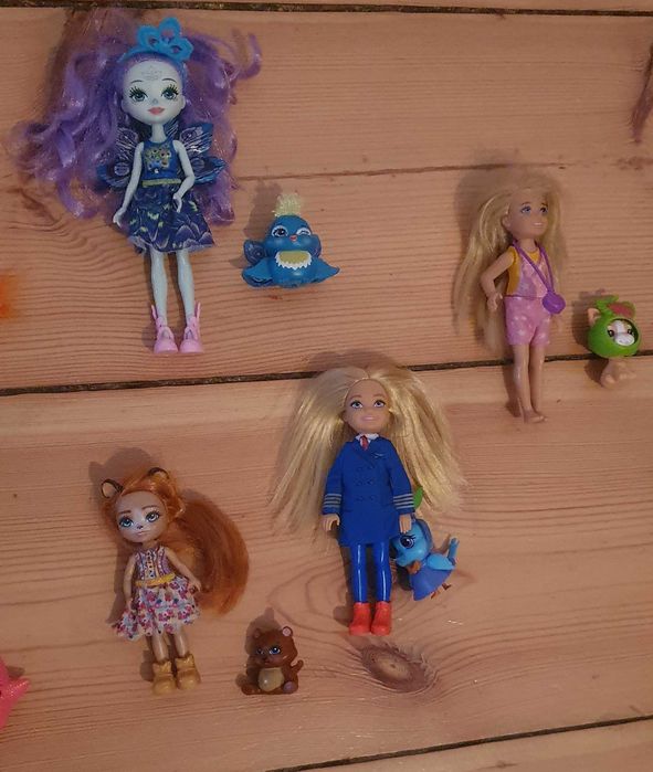 Laleczki enchantimals 7 zł za sztukę
