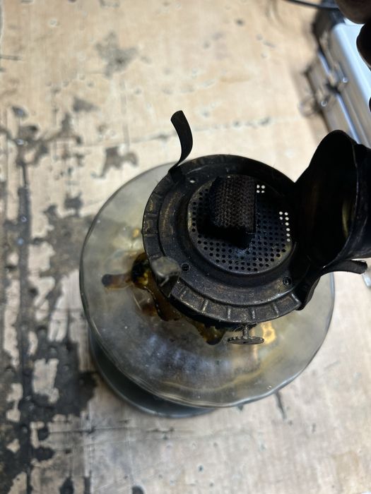 Lampa naftowa wysokość 24 cm