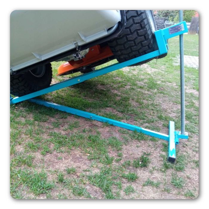 Podnośnik Lewarek do Traktorka Kosiarki 400kg ATV Quada Rozstaw 99cm
