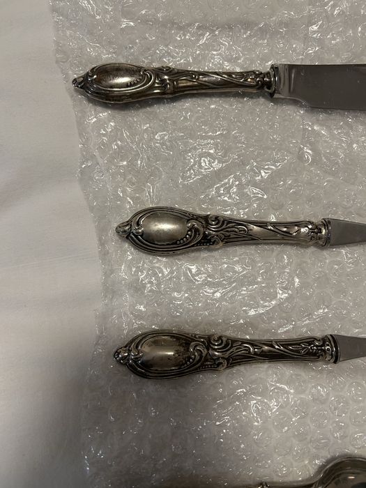 Conjunto talheres de prata