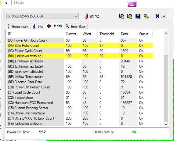Dysk HDD Seagate 2,5" 500GB Momentus 5400.6 [060]