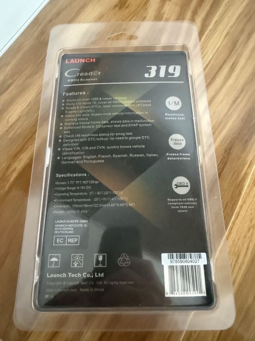 Skaner diagnostyczny OBD 2 Creader 319