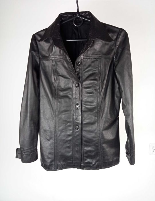 kurtka skórzana czarna