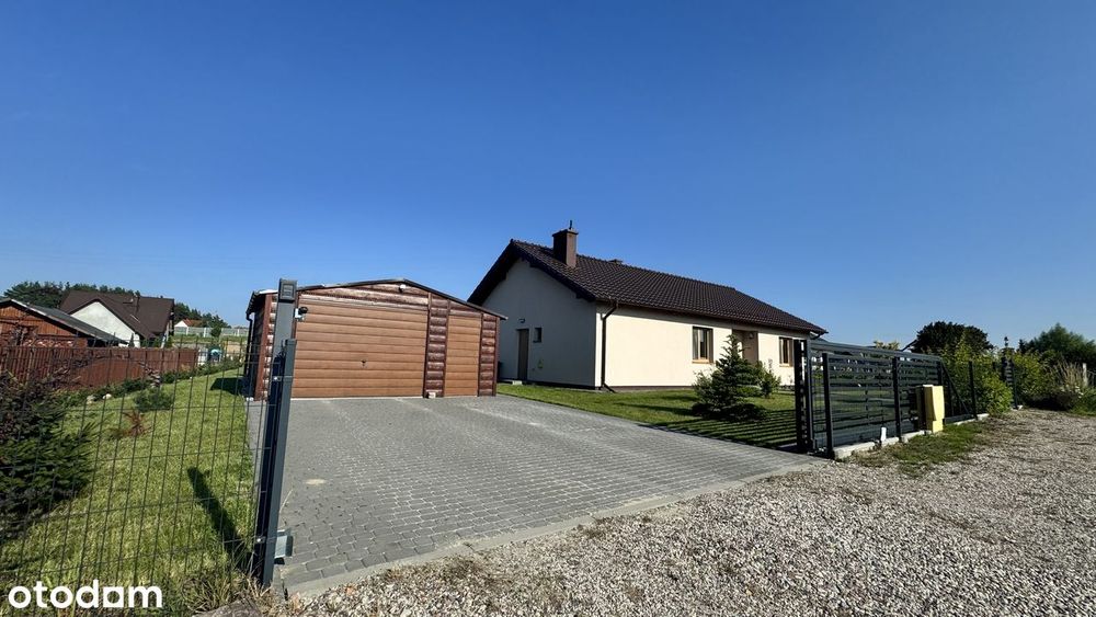 Funkcjonalny dom parterowy z dużą działką 1340 m², 103 m² | Marcinkowo