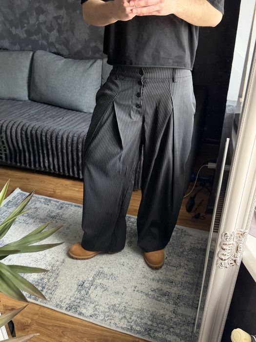 Оверсайз брюки Baggy stripped suit pants Jaded type штани Класичні Оверсайз Брюки в Полоску