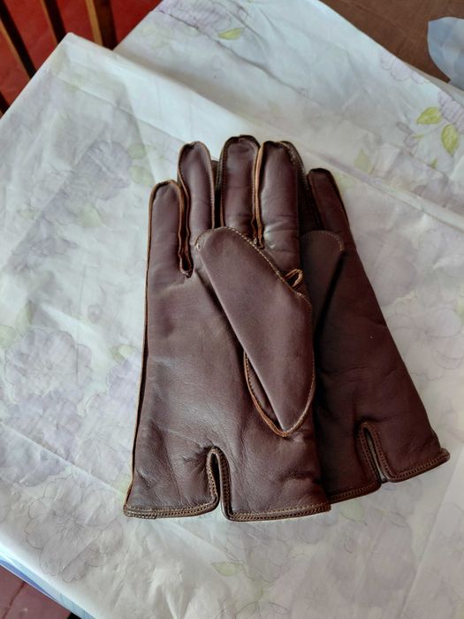 Рукавиці шкіряні зимові