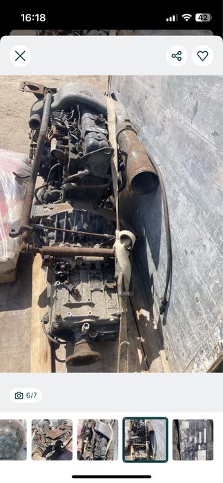 Двигун на даф 65/210 в роботчому стані