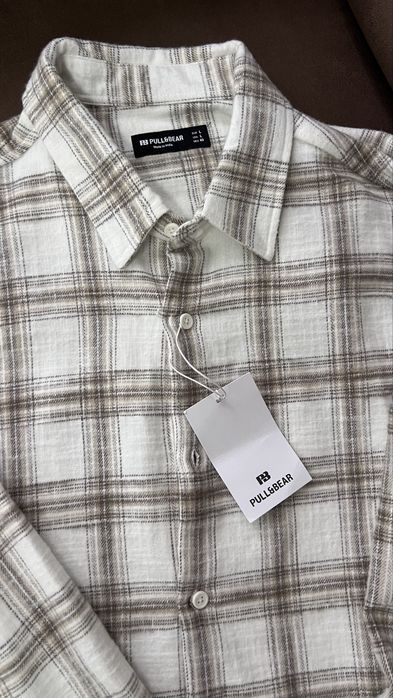 NEW ORIGINAL !Фланелева сорочка в клітинку PULL&BEAR