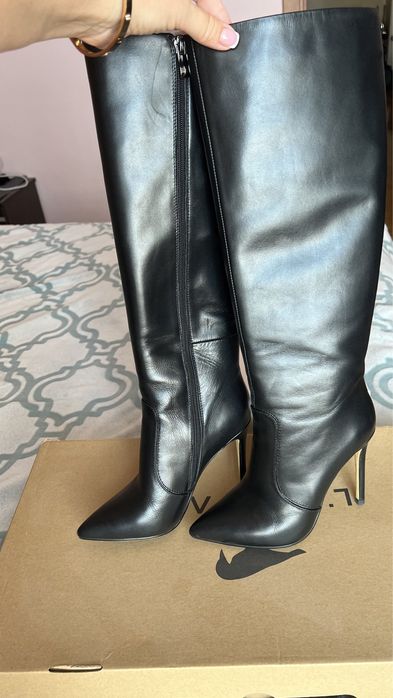 Сапоги кожаные Carvari, ботинки.