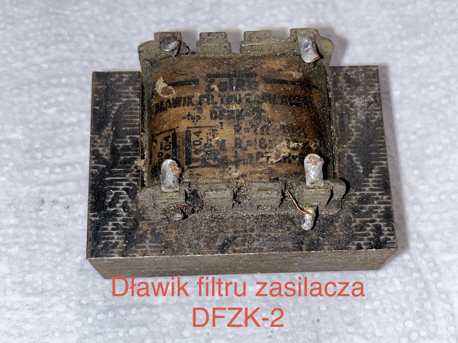 Transformatory: UNITRA i dławiki filtru zasilacza (cena za sztukę)