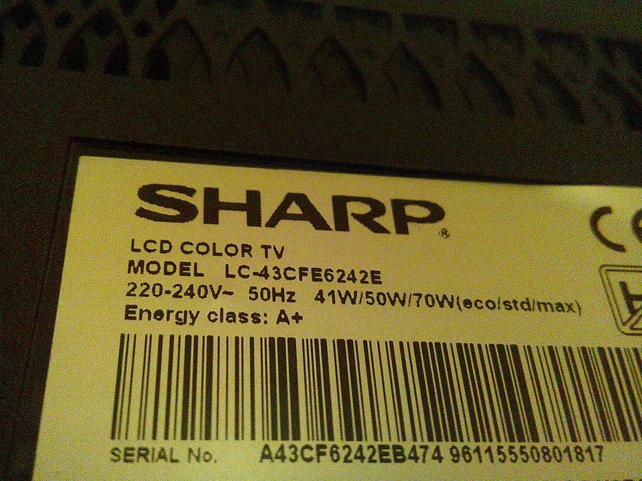 Sharp 43 cale full HD led, smart, dvb-t mpeg4