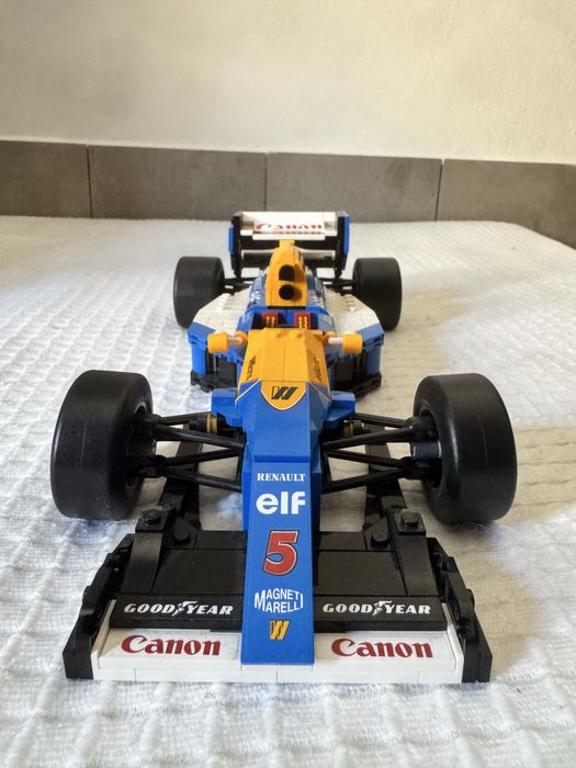LEGO F1 Icônicas – McLaren Senna + Williams Mansell – Com Caixa e Manual