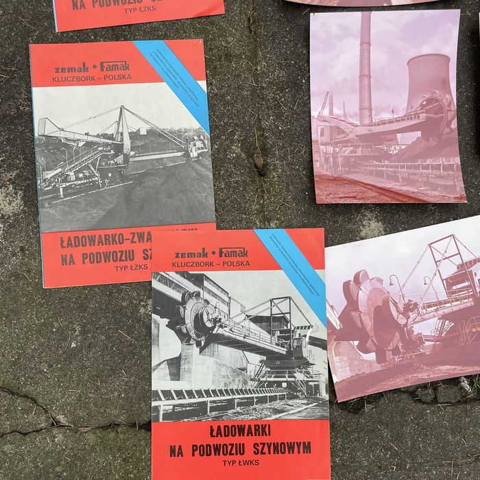 Famak ładowarka zwałowarka zemak zdjęcia plany instrukcja prl