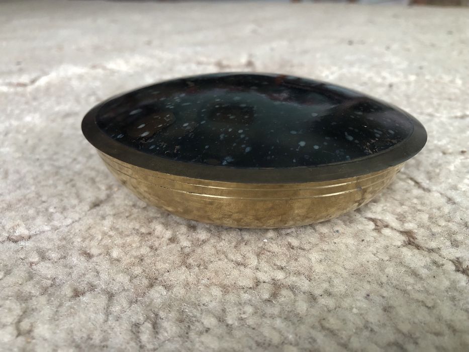 Шкатулка латунна