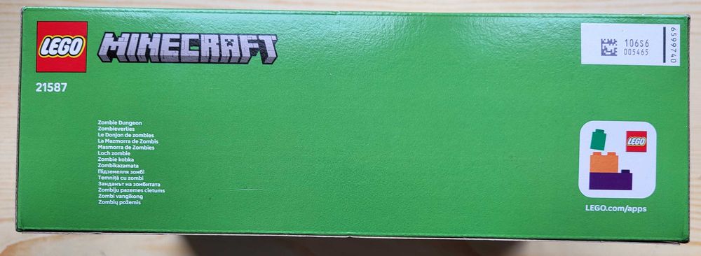 LEGO Minecraft Loch zombie 21587 - NOWE - NAJTANIEJ na RYNKU!