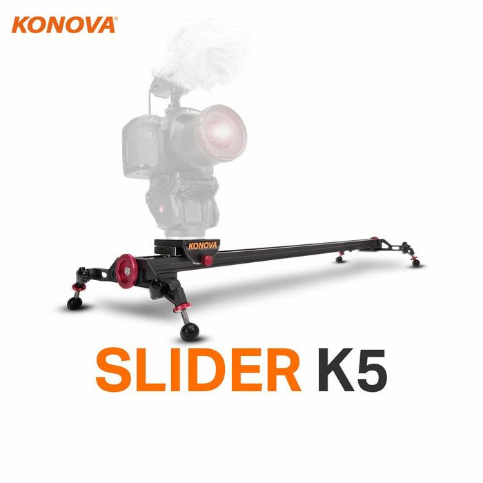 Slider Rail Konova k5 80 cm para vídeo videografos