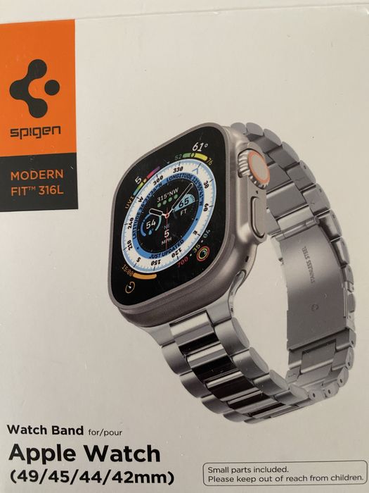 Pulseira em aço para o Apple Watch (49/45/44/42mm)