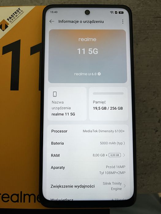 Realme 11 5G 8/256GB