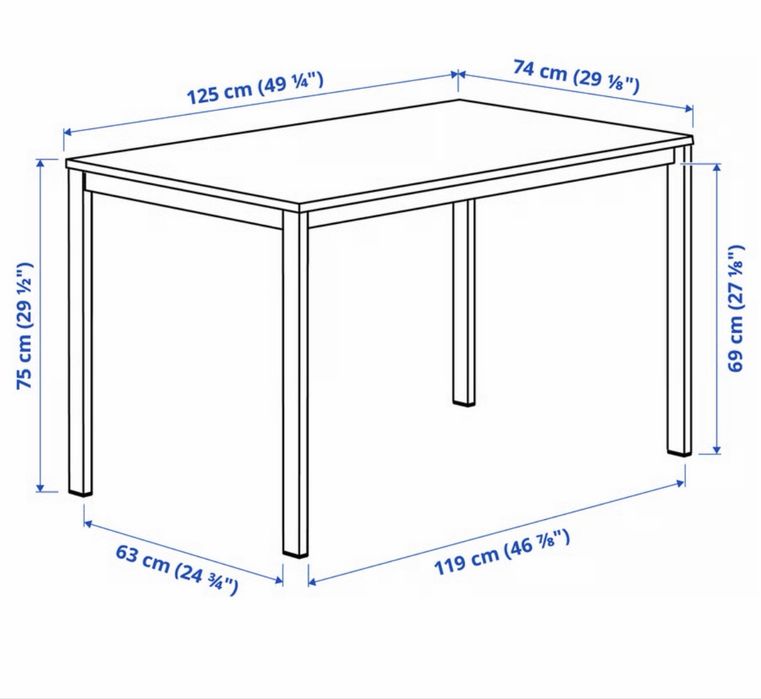 Mesa Ikea Branca