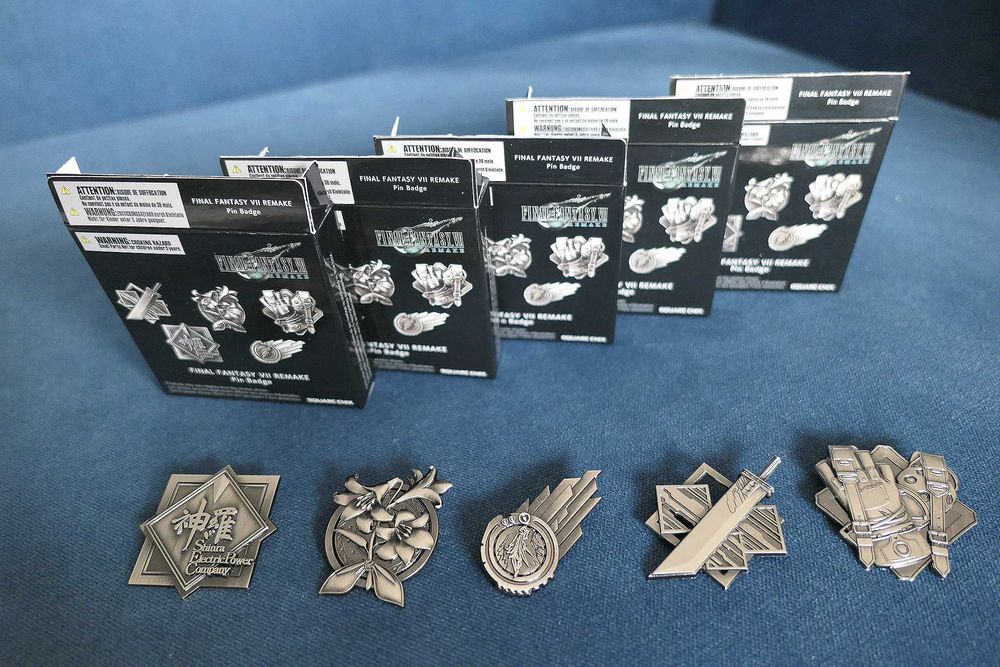 Przypinka Final Fantasy VII Tifa