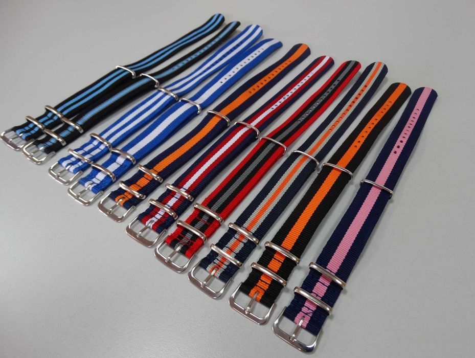 Pasek nylonowy NATO do zegarka 20mm strap zulu parciany materiałowy