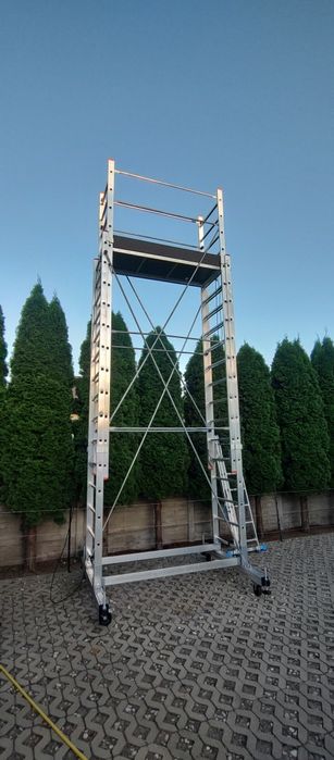 Wynajem Rusztowania Aluminiowego 8,3 m - Mobilne i Stabilne