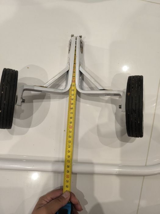 Kółka boczne do roweru i popychacz