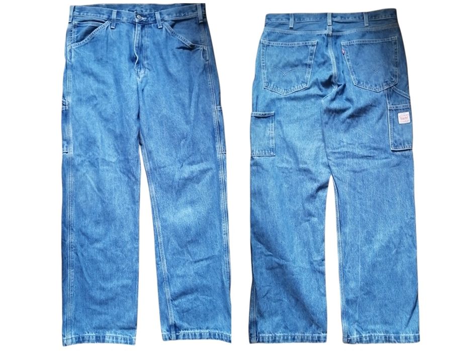 Джинси робочі Levi's Workwear карго Carpenter,W36 L34,сині, L левіс