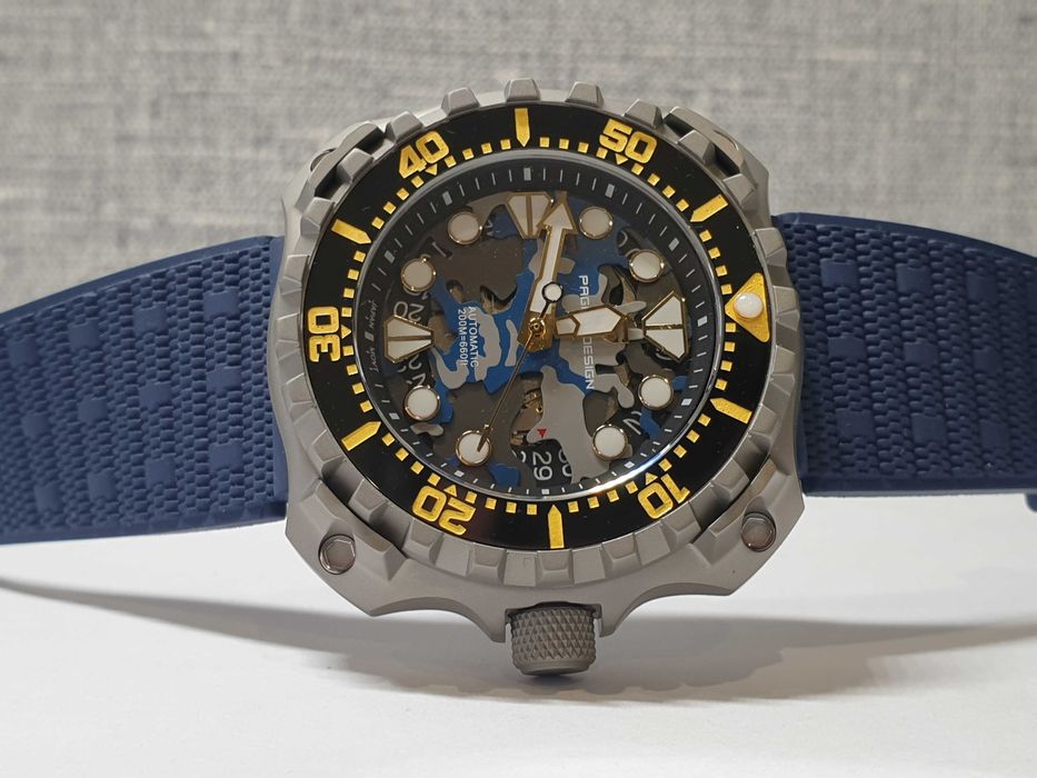 Чоловічий годинник часы Pagani Design Automatic Divers 300m Sapphire
