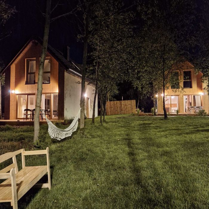 Dzikie Domki / prywatne  jacuzzi i sauna - komfortowe domki na Kaszuba