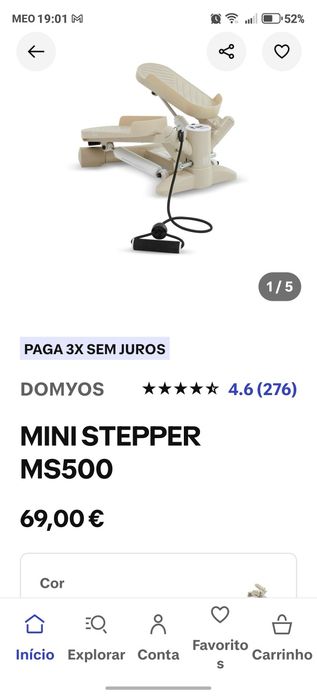 Step  Decathlon com elástico