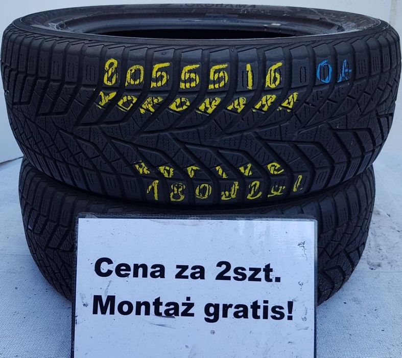 205/55/16 yokohama cena za 2 szt. zimowe* wa-wa centrum gwarancja mont