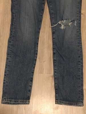 Niebieskie dżinsy (Bershka Skinny Highrise)