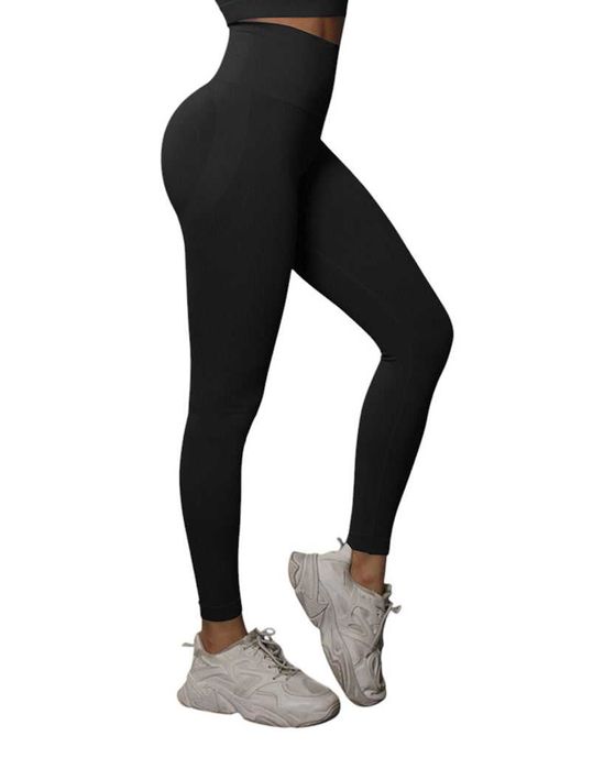 Легінси Alo Yoga High Waist Push-Up Leggings Black 6600-BK