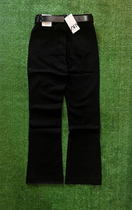 Джинсы клеш Zara flared type как у габанны черные
