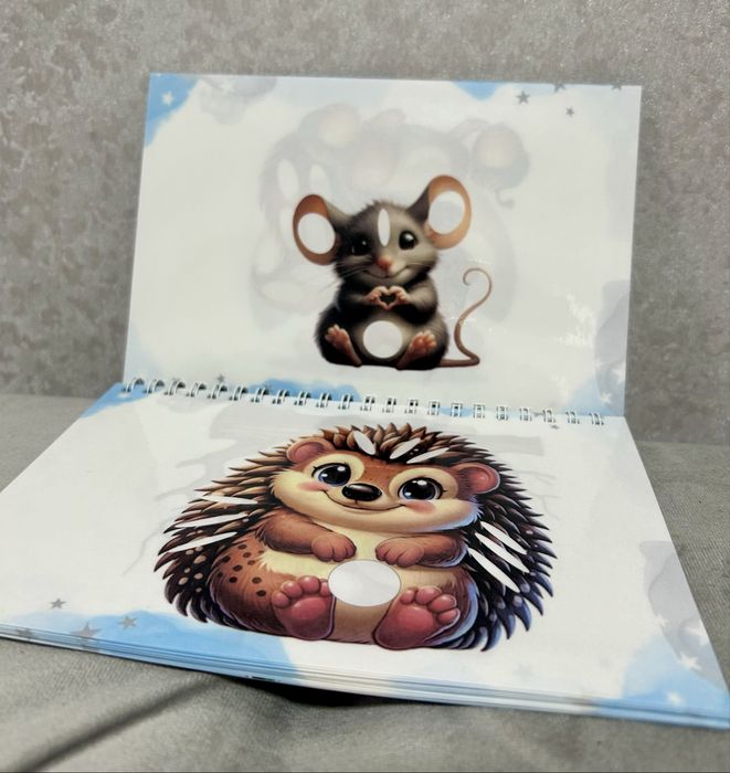 Багаторазовий зошит «Пластилінові латки. Тварини»