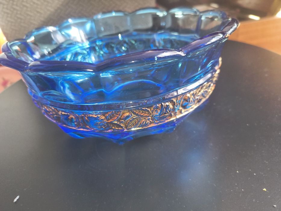 Stara misa art Deco niebieska