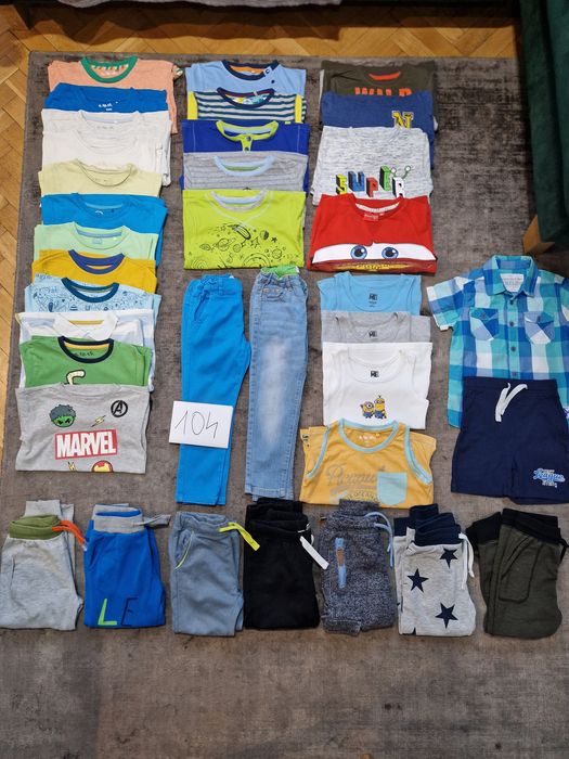 Ubrania  dla chłopca r. 104 ( 35 szt.)