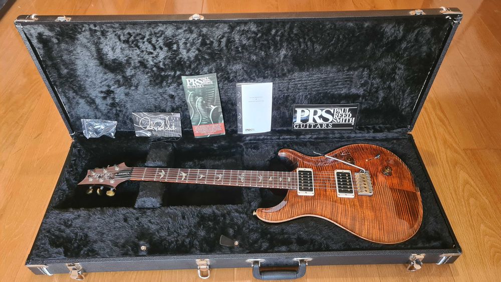 PRS Core Custom 22 – 10-Top Orange Tiger (2018) São Domingos de Rana ...