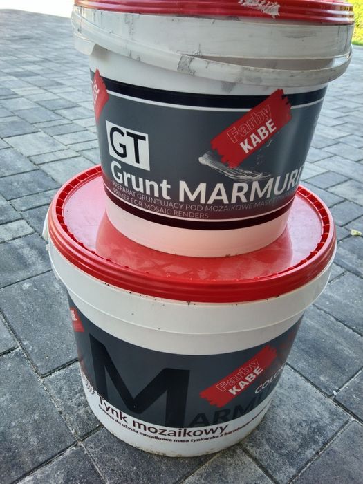 Grunt marmurit plus tynk mozaikowy