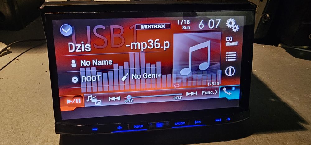 Pioneer Avic-8100NEX Carplay Android Auto 7 cali 2 Din System Nawigacj