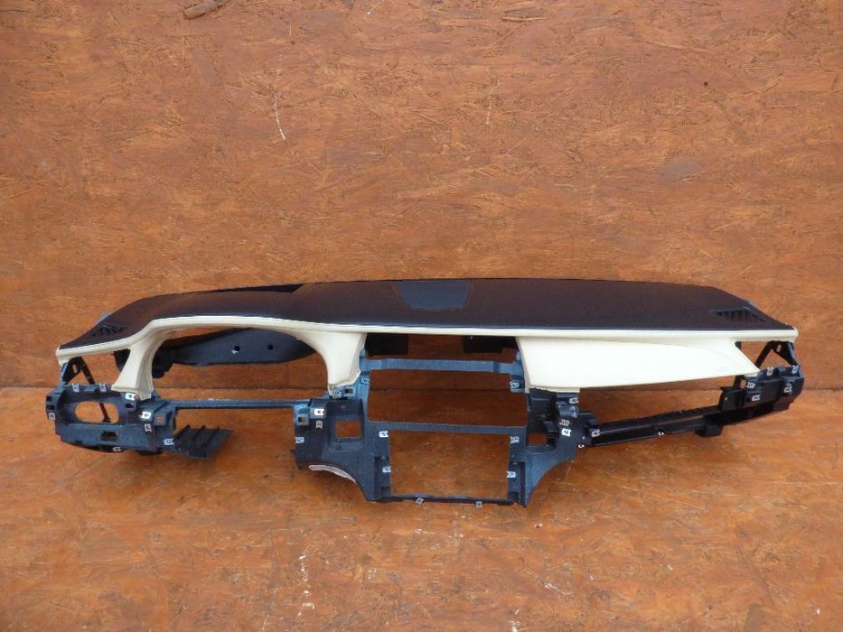 BMW F01 / F02 / F04 ORYGINALNA DESKA Rozdzielcza / kokpit Europa z wersji individual szyta skóra w kol. champagne  HEAD -UP o nr. 51 45 9 173 638 OEM