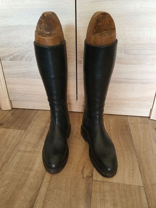 Oryginalne skórzane buty wojskowe r.42