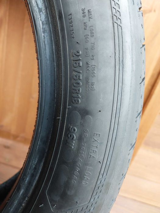 Sprzedam opony letnie Goodyear Eagle 215/50 R18 96W