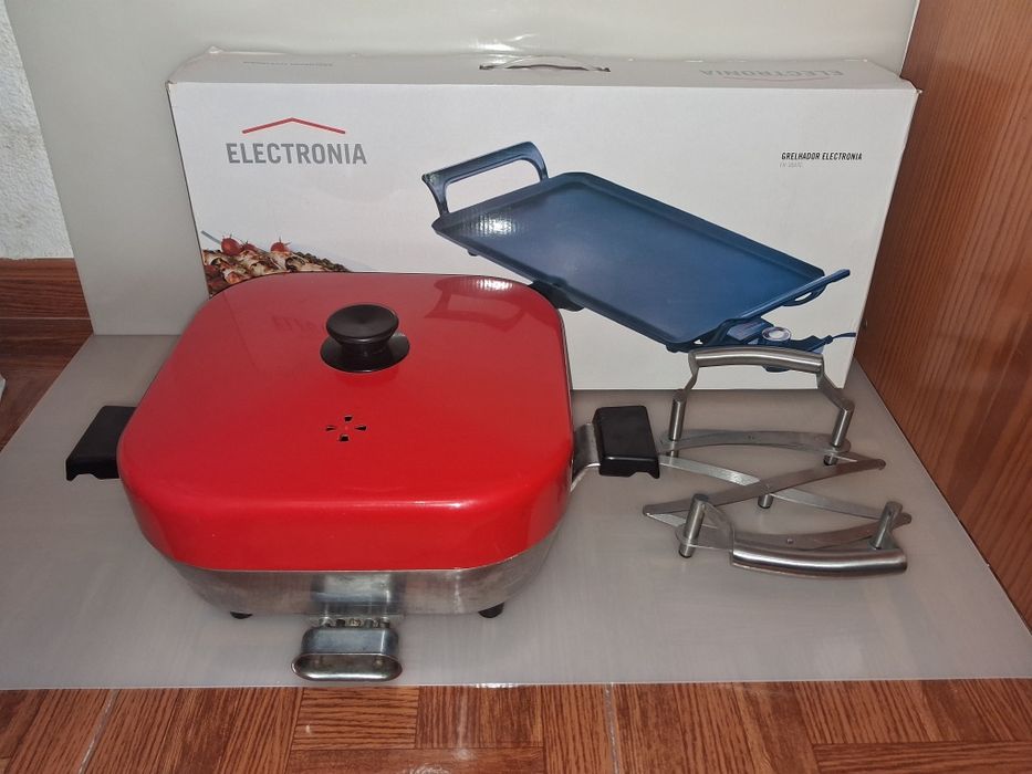 Grelhador Electronia + Panela Elétrica Pineware + Suporte Extensível