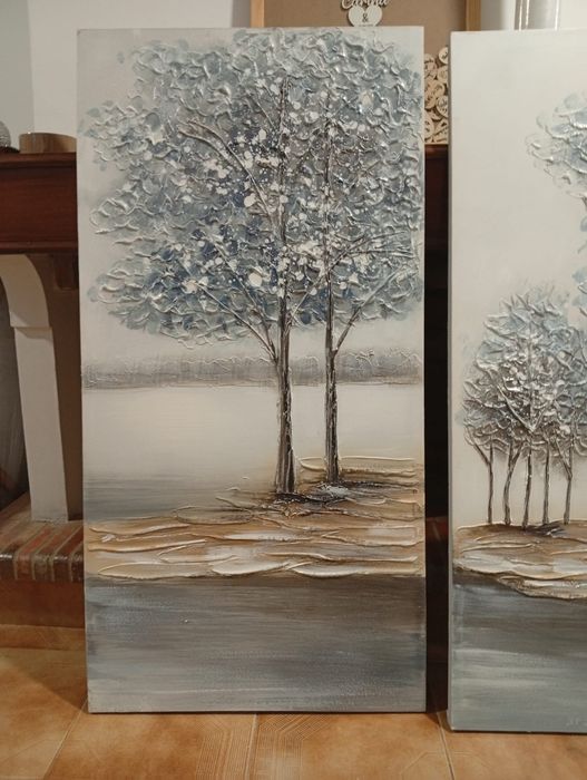 Telas grandes e usadas